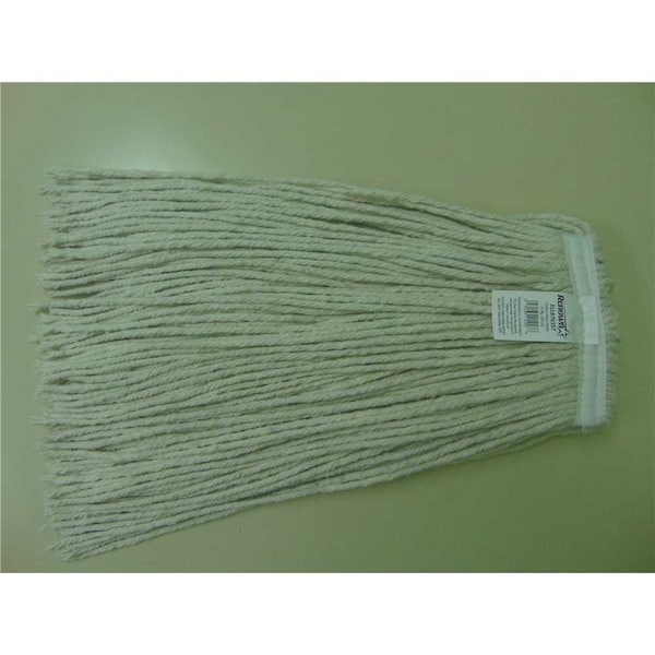 20 oz. 1 in. 4-Ply Natural Cotton Headband Cut End Mop Head, 6PK